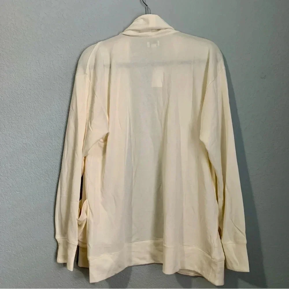 NEW J Crew Cream/Off white Knit Wrap Cardigan Sweater-XL - Picture 5 of 7